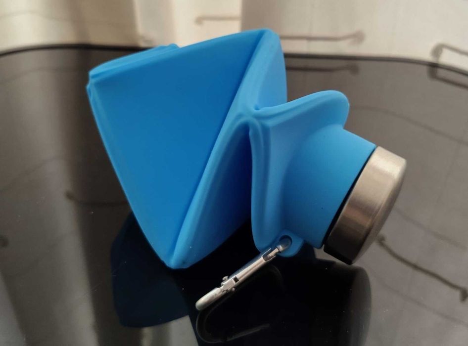 Нова сгъваема Фитнес бутилка за вода Идеална за тренировки и спорт