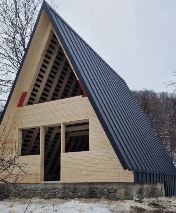 Vand cabane pe structura din lemn