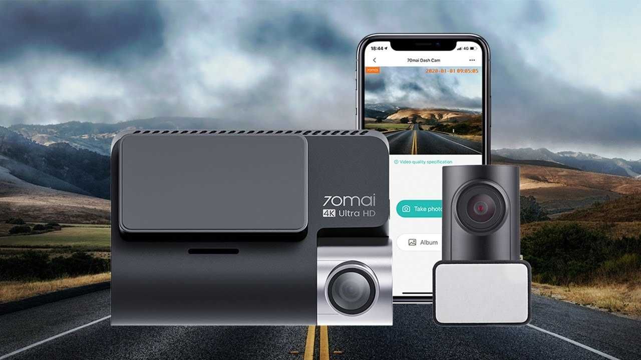 Видеорегистратор 70mai Dash Cam A800S 4K + Rear Cam Set (EU, черный)
