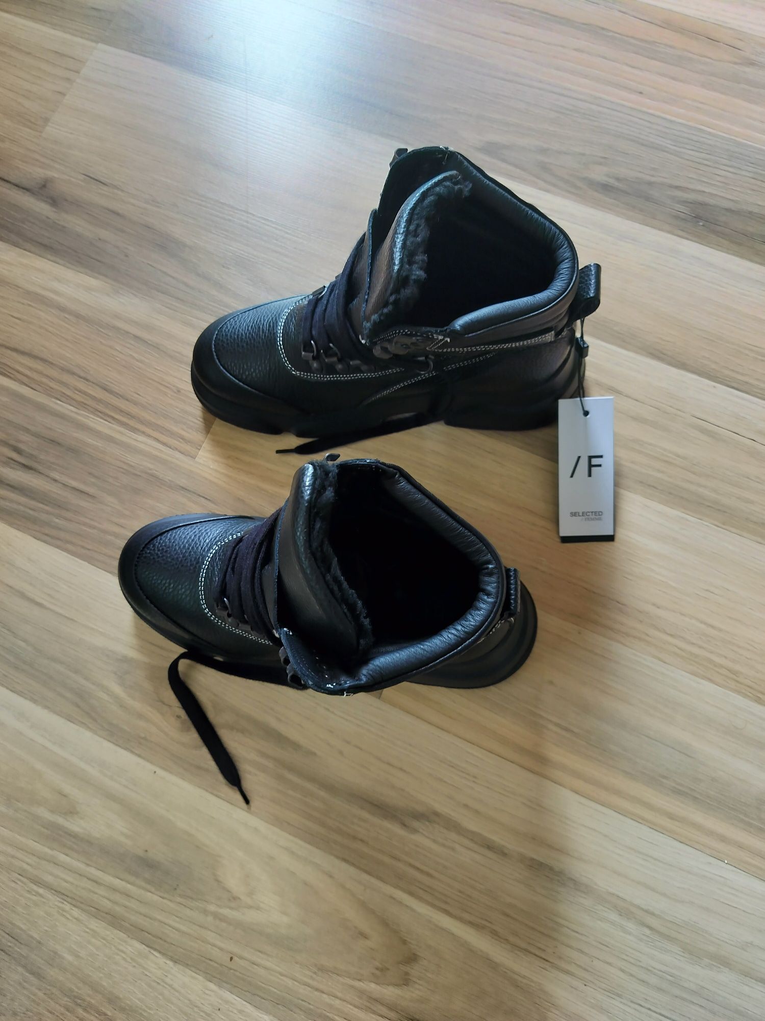 Ghete Femei Selected Femme Negre