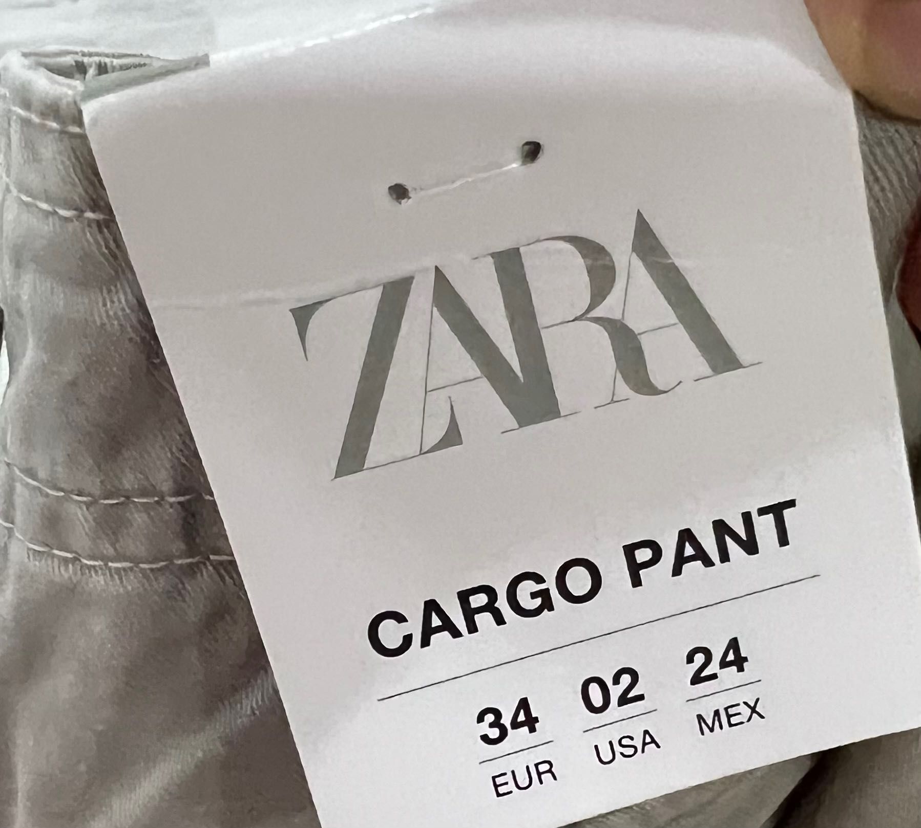 Новые Женские Брюки Карго, Cargo Zara