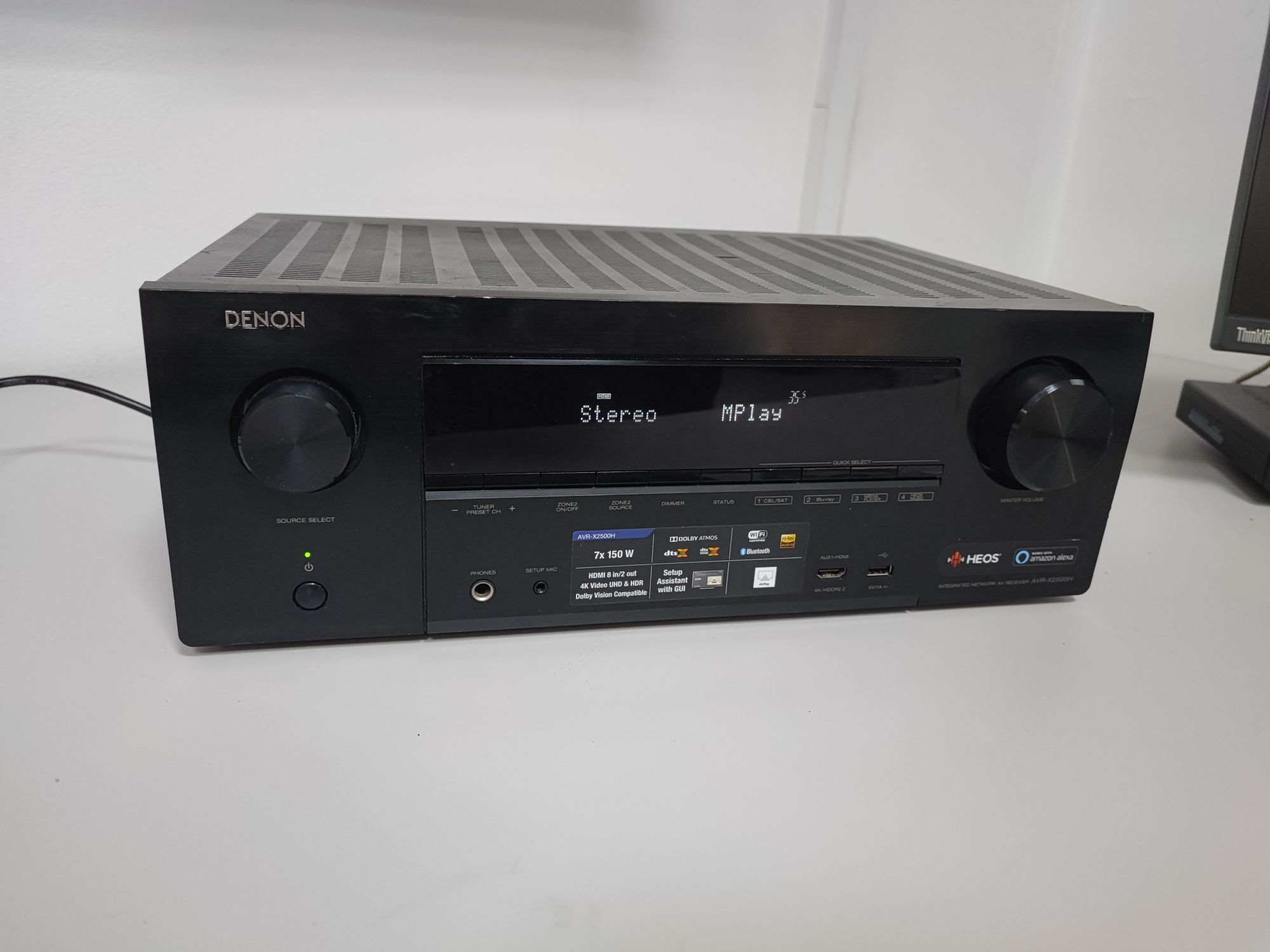 Amplificator statie Denon AVR X 2500 H bluetooth usb heos wifi 7x150W