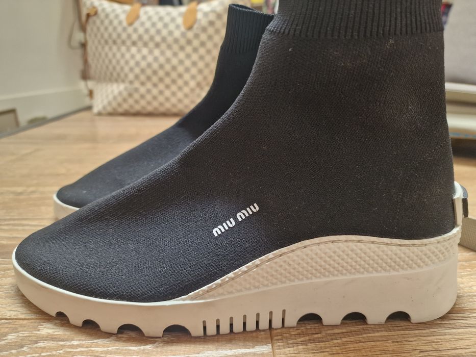 Pantofi sport tip soseta MIU MIU, marimea ~40