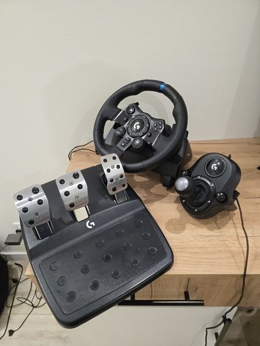 руль игровой logitech g923+shifter кпп