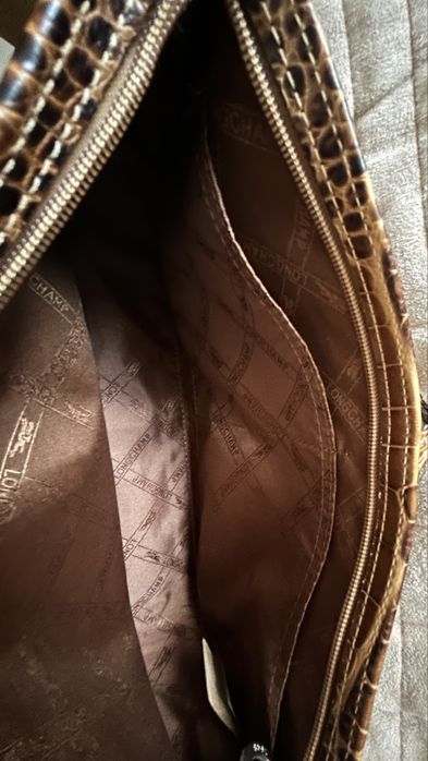 Poșetă Longchamp Roseau din piele