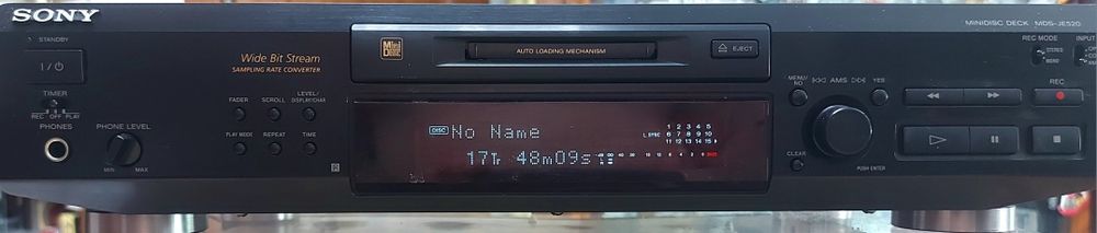 Minidisc Sony Deck MDS JE 520