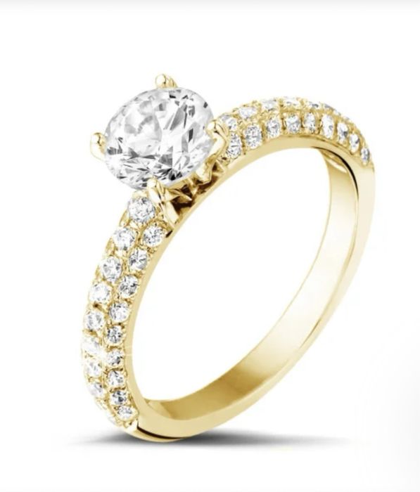 Inel Aur 18k Diamante naturale 1.5CT, pret fix