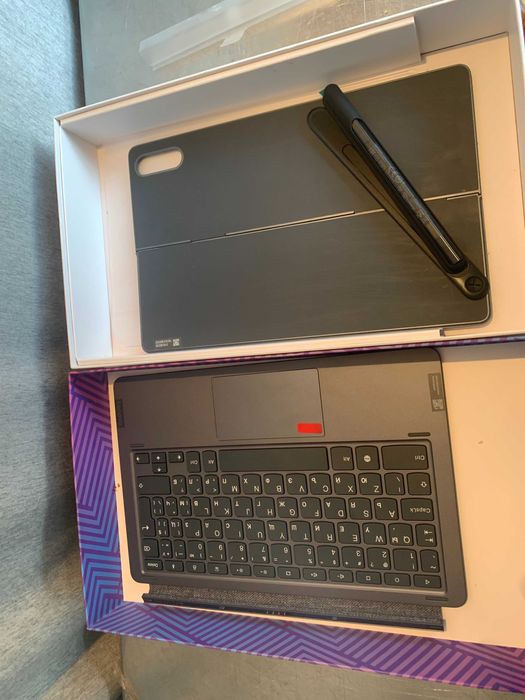 калъф за клавиатура и стойка за Lenovo Tab P11  и прецизна писалка 2