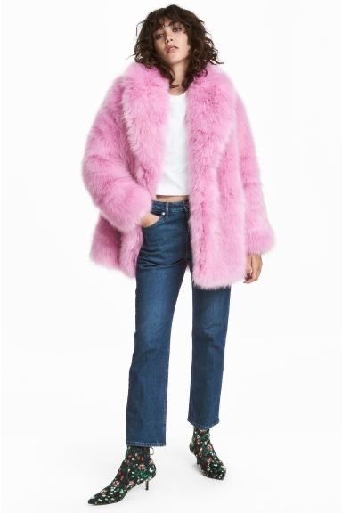 Jacheta haina de blana H&M roz superba noua