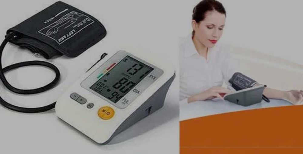 Электронный тонометр  Давление и Пульс, Blood pressure mon блокпитания