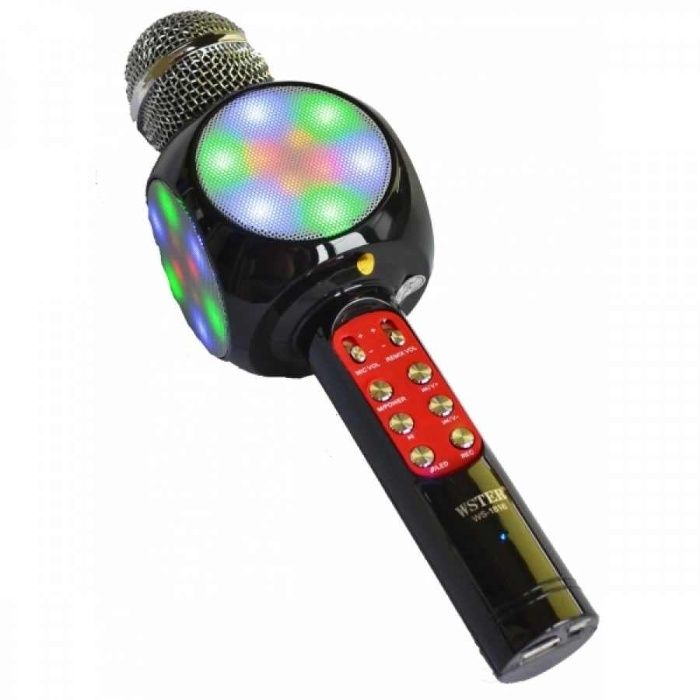Microfon karaoke Disco LED boxe 12 W