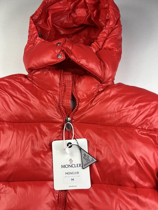 Moncler Червено Яке - Unisex Мъжко Дамско