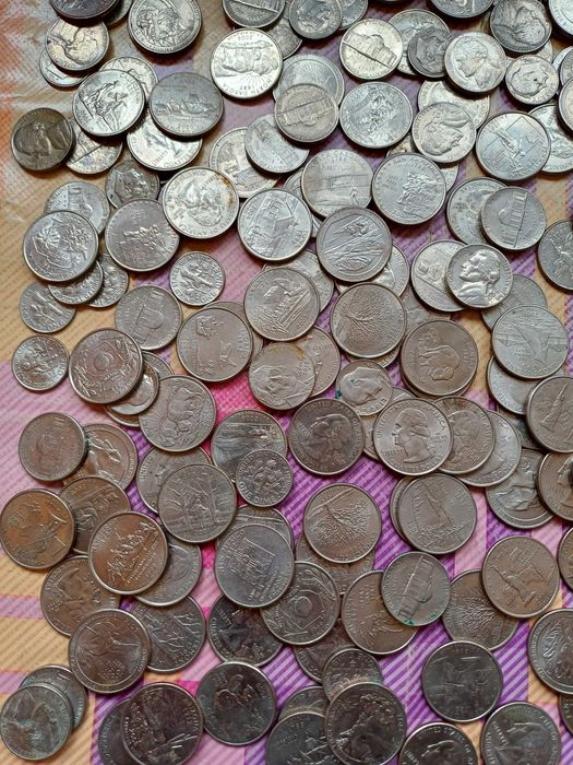 Огромен лот монети САЩ