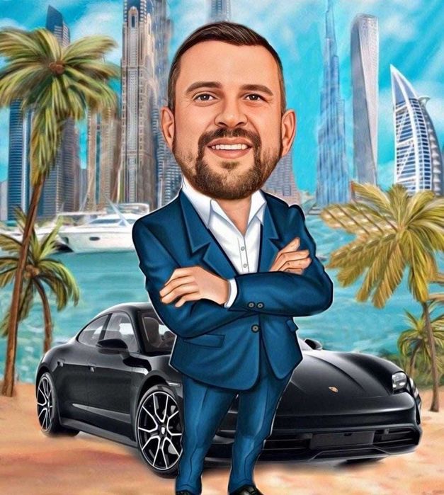 Карикатури по снимка , изработка на карикатура за подарък , рожден ден