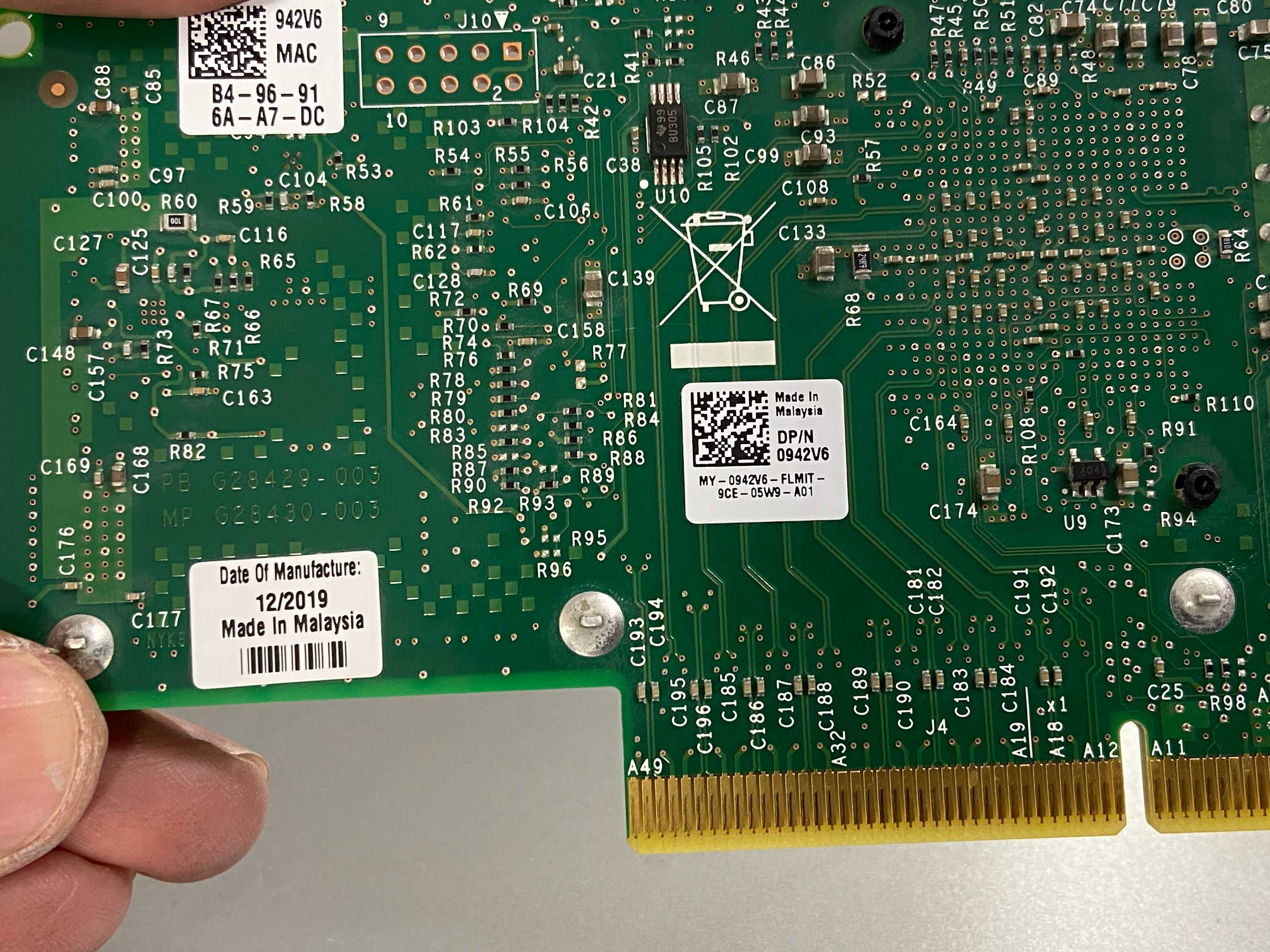 INTEL X520-DA2 10Gb PCI-e SFP+ LAN мрежова карта x520