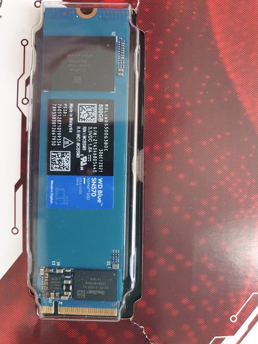 Vand ssd WD Blue SN570 500GB NVME M.2
