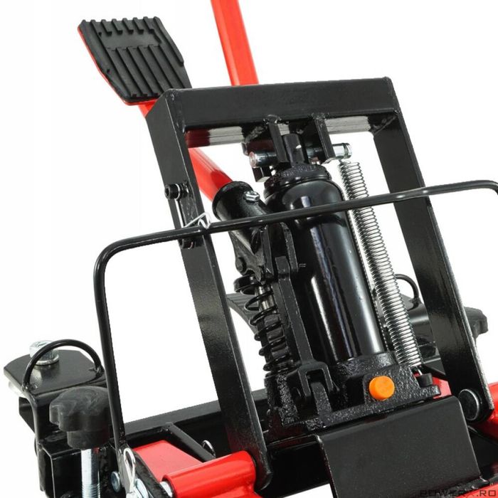 Cric hidraulic pentru motociclete, ATV, cu pedala pentru ridicare,