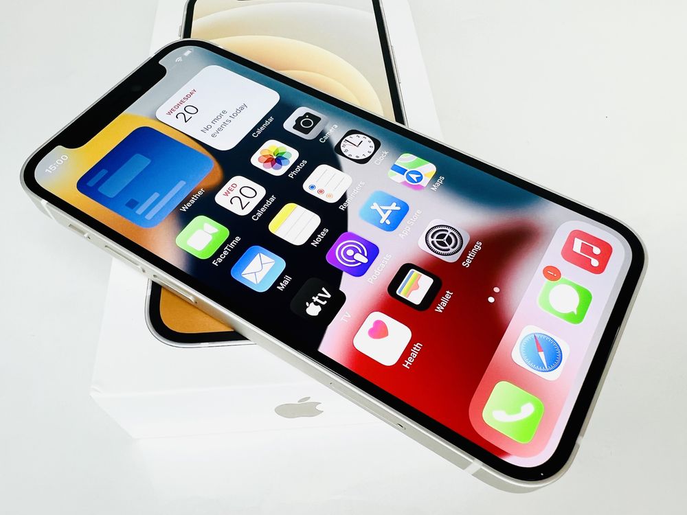 Apple iPhone 12 128GB White Перфектен! Гаранция!