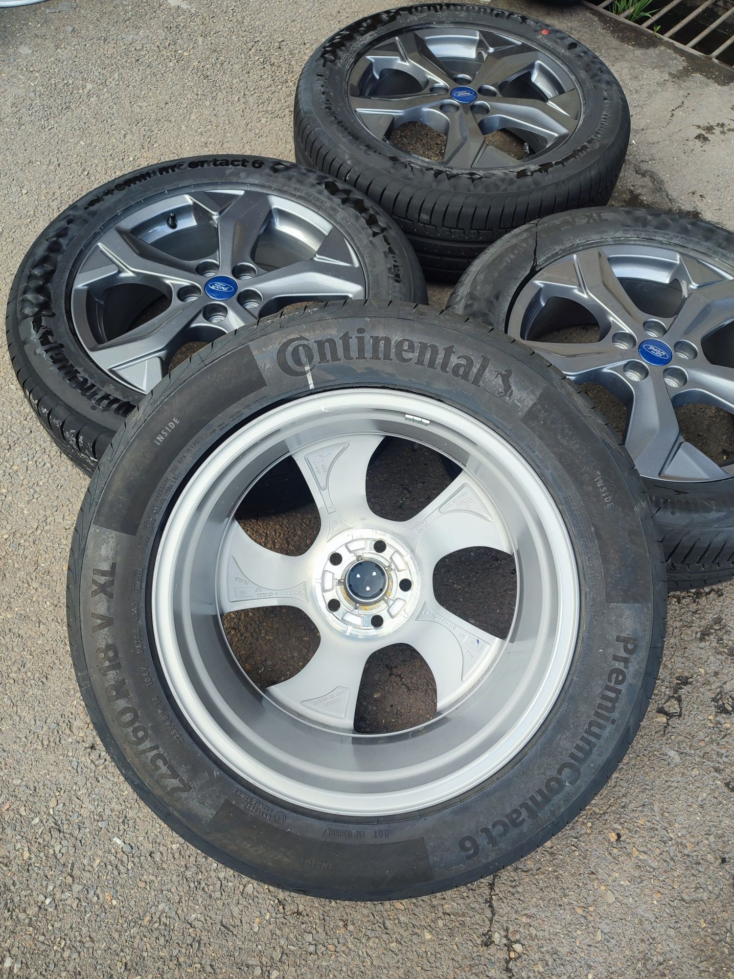 18" оригинални алуминиеви джанти с гуми за Ford Kuga...