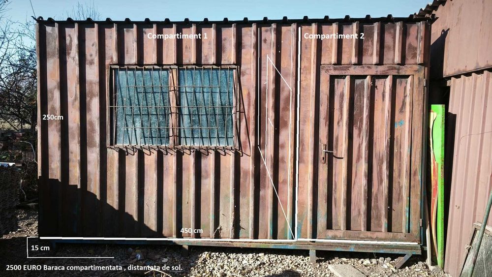 Baraca Meatalica compartimentata