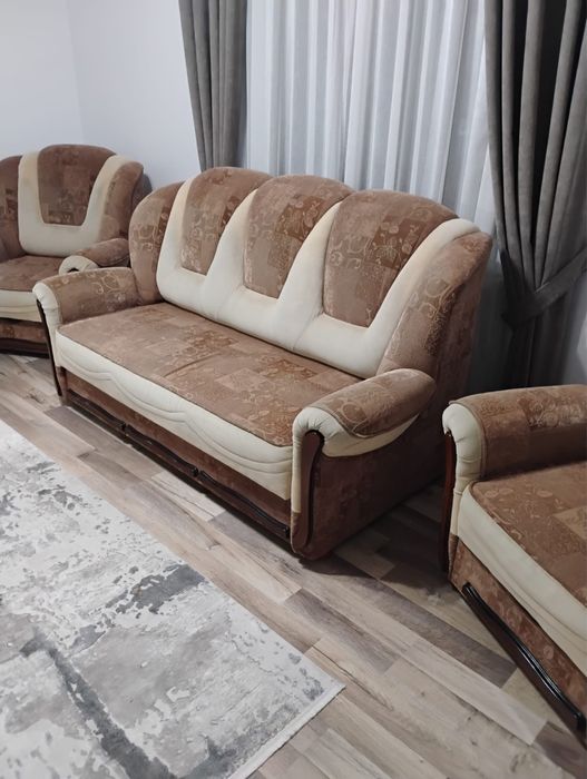 Vand set canapea si fotolii extensibile