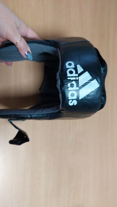 Шлем кожаный + защита (тонкая)