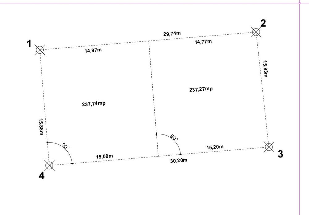 Teren Zona Chercea Barbu Stefanescu Lot 237 mp sau 475 mp