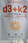 Vitamin D3 K2 5000 mg 300 capsul