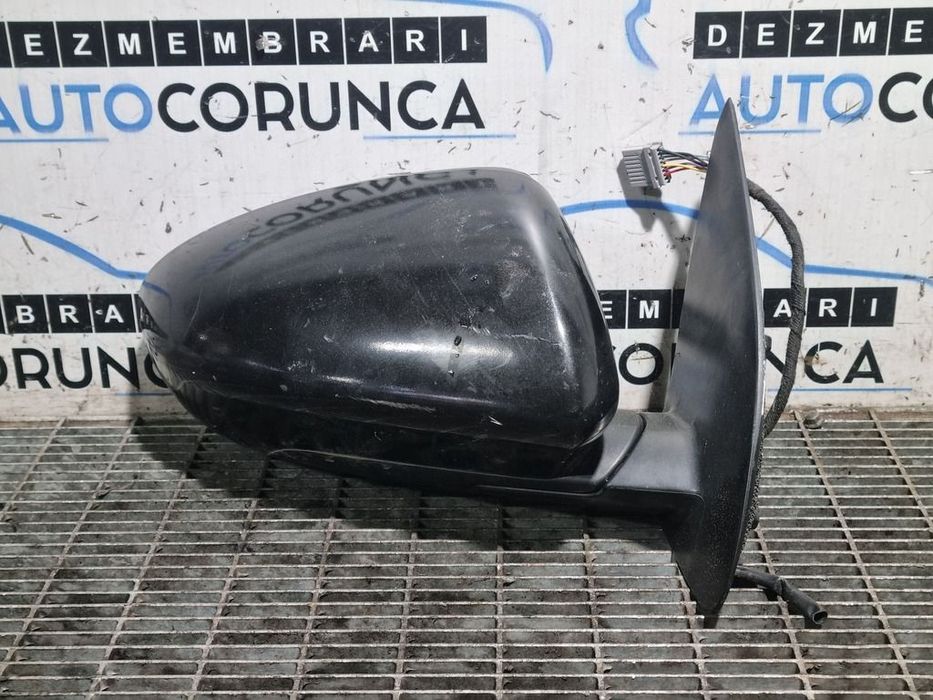 Oglinda dreapta Nissan Qashqai Facelift 2010 - 2013 4 Usi Vulkanschwarz Metalizat Z11 ...