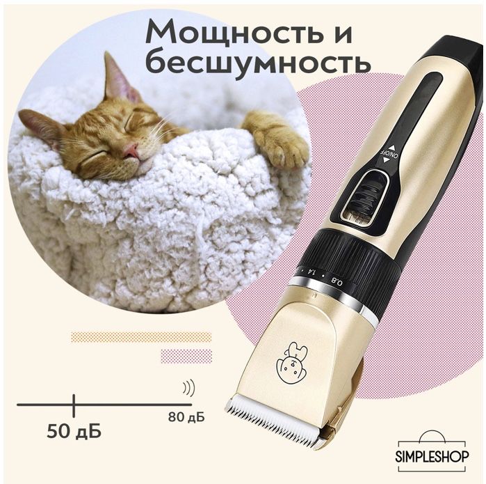 Набор для ухода за шерстью и когтями кошек и собак SONAR Pet Grooming