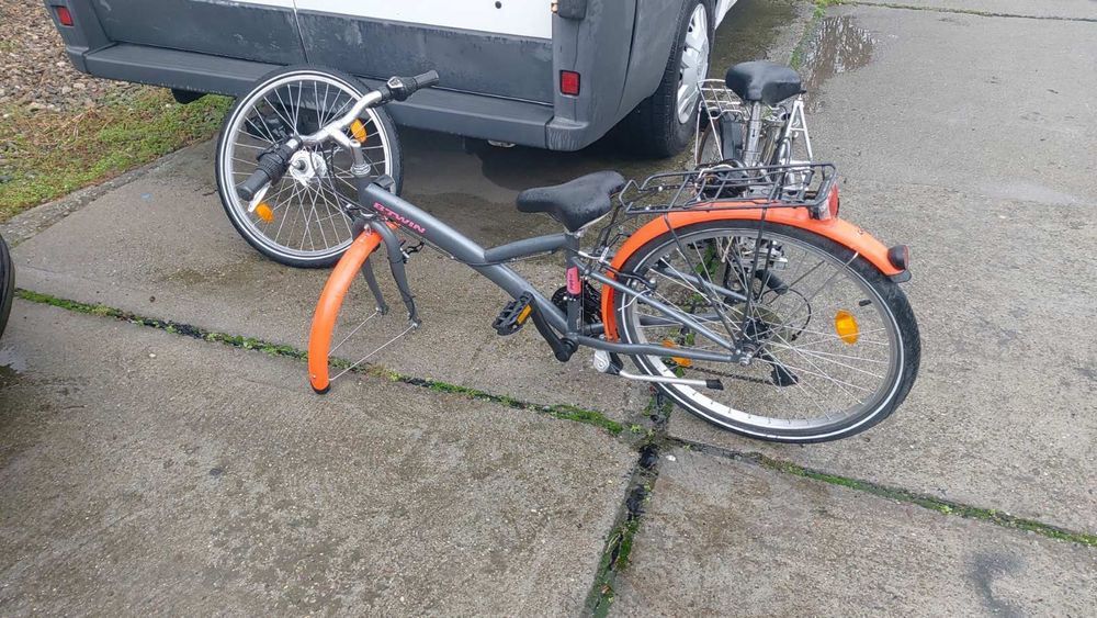 Сгъваем велосипед хром /никел топ модел!