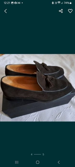 Pantofi Masimo Dutti,piele intoarsa.40