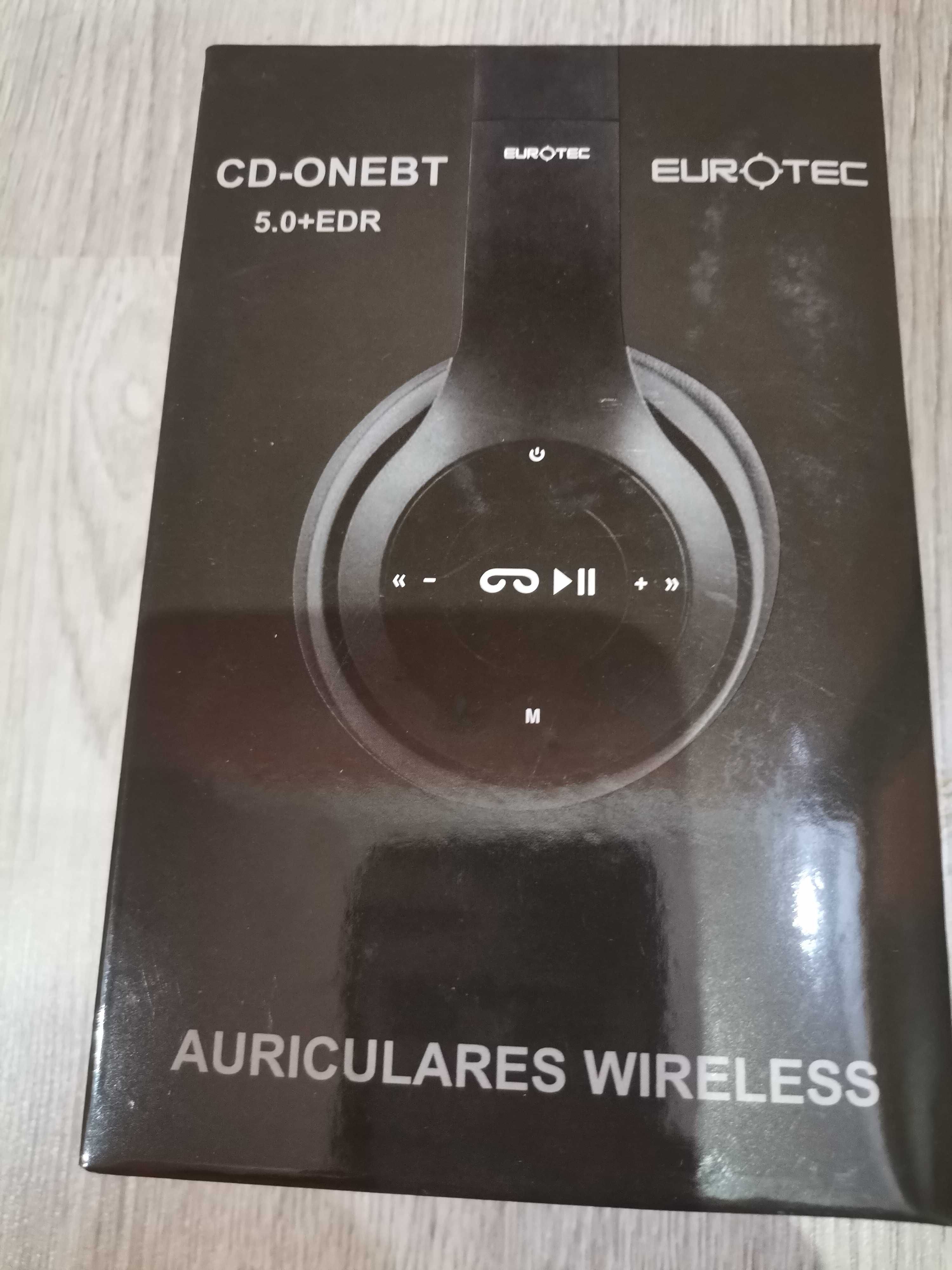 Безжични Слушалки Eurotec AUR CD-ONE BT / Сгъваеми Слушалки с Радио