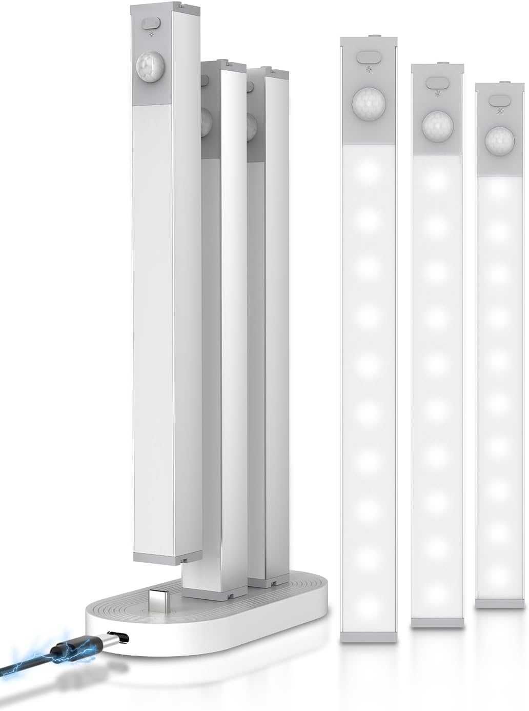 6 броя LED светлини за шкафове със сензор за движение Goodea