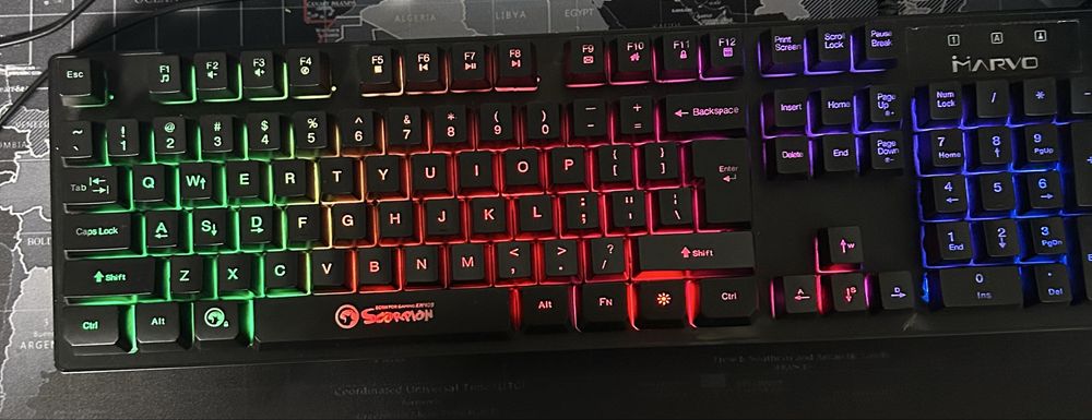 Tastatura gaming scorpion + mouse scorpion