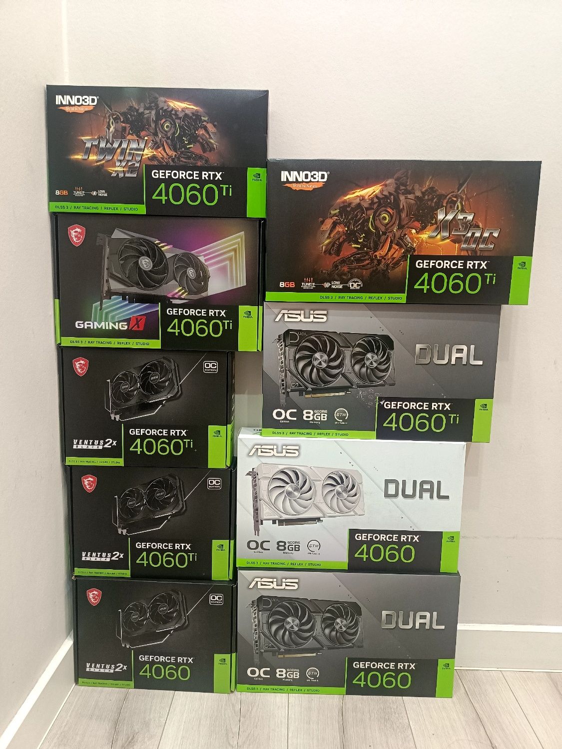 Новые видеокарты RTX 4060, 4060TI, 4070