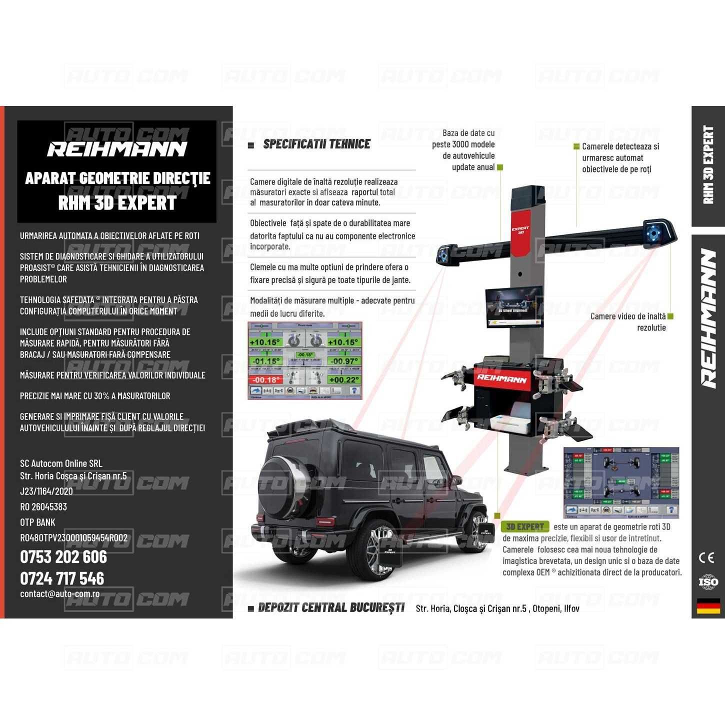 Stand directie / aparat geometrie roti REIHMANN 3D EXPERT