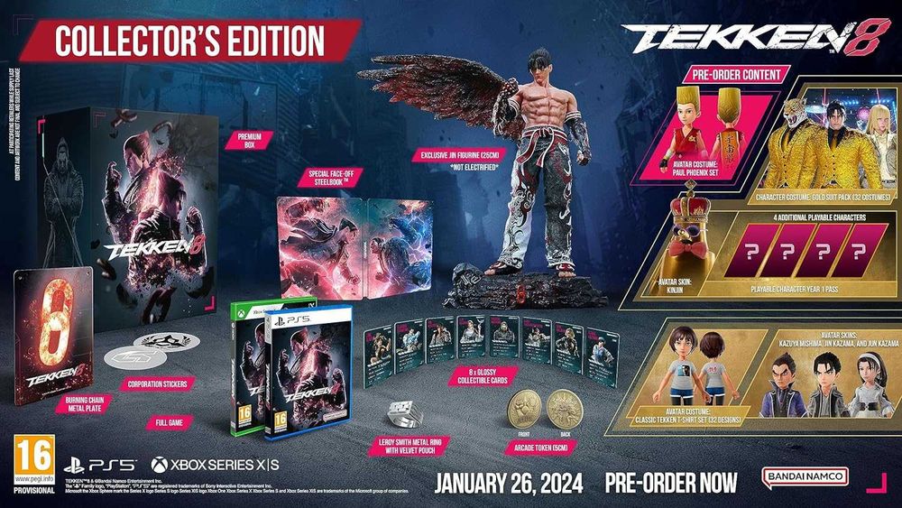нова Tekken 8 Premium Collector's Edition за PS5