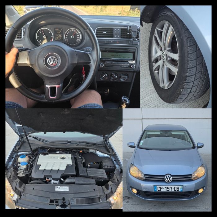 Volkswagen Golf VI 2.0tdi euro5 clima jante senzori culoare frumoasa