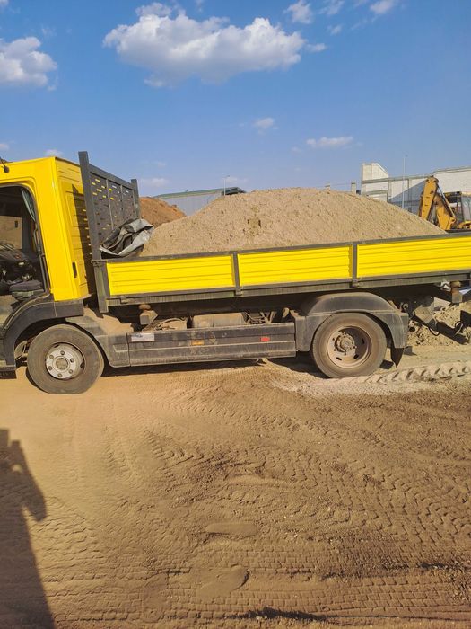 Transport Nisip, Piatra.  Pamant