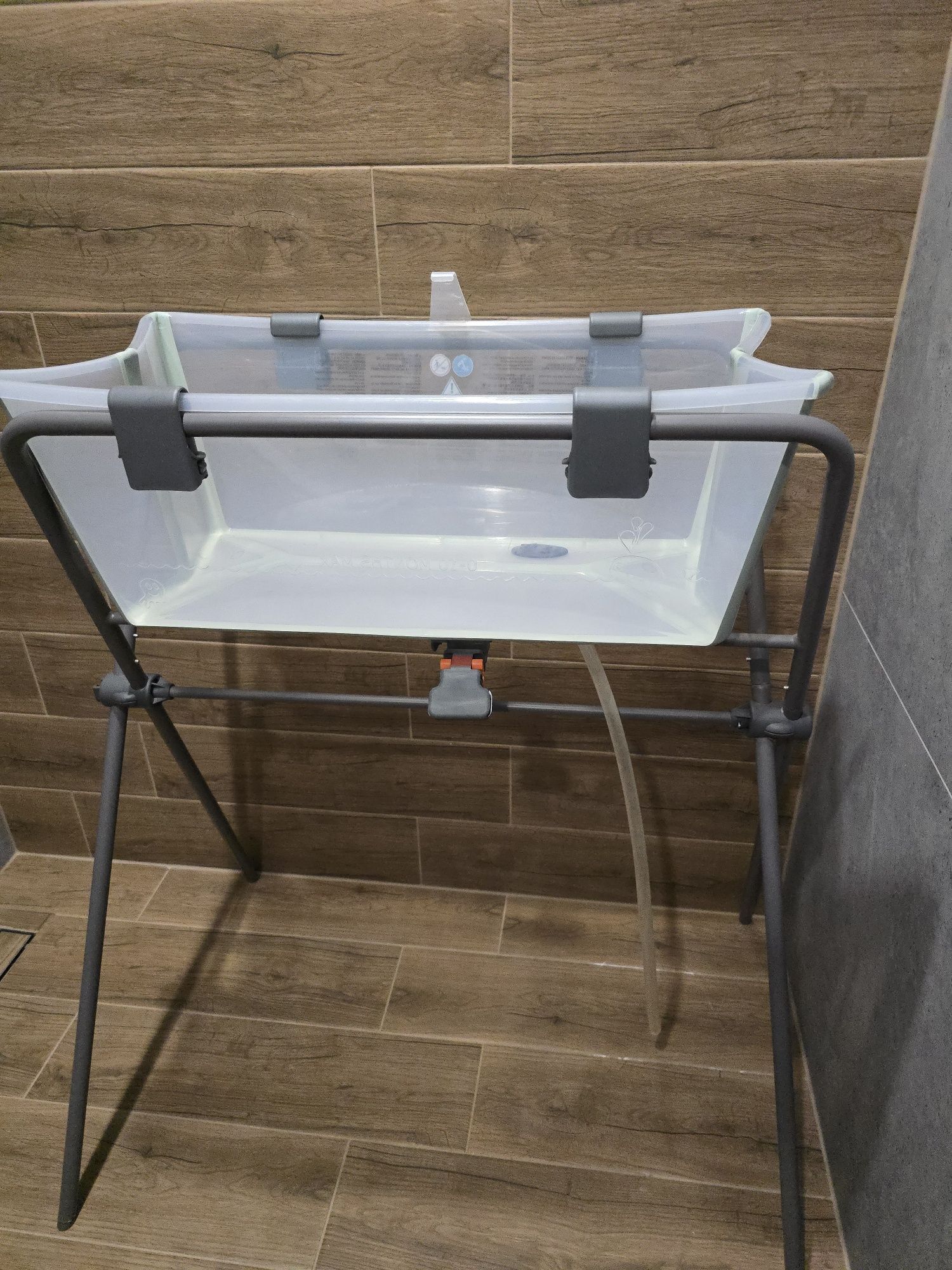Пълен комплект вана Stokke Flexi Bath със стойка и поставка за бебе