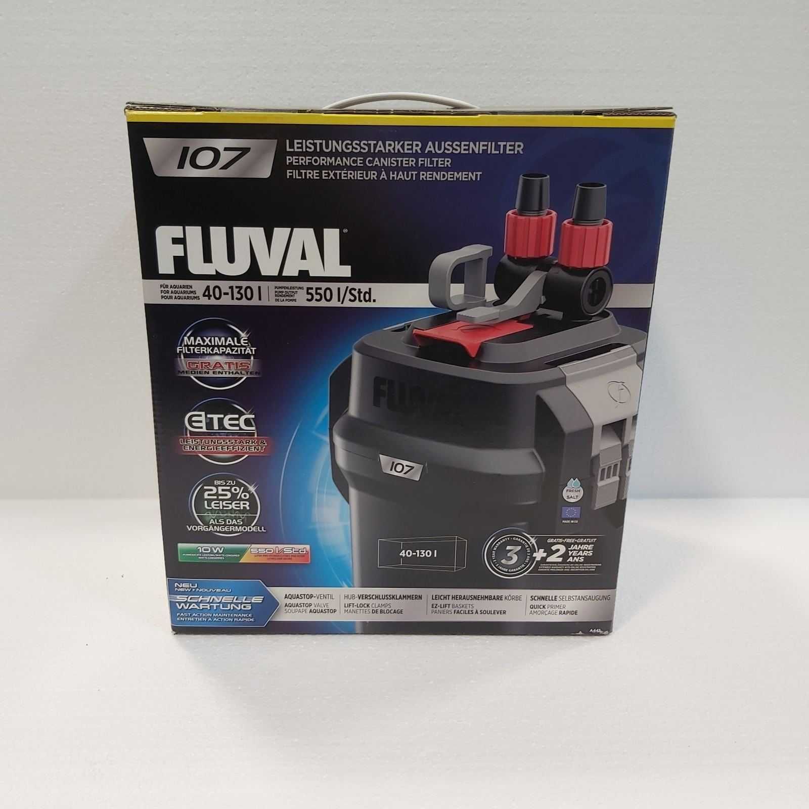 Външен филтър за аквариум FLUVAL 107