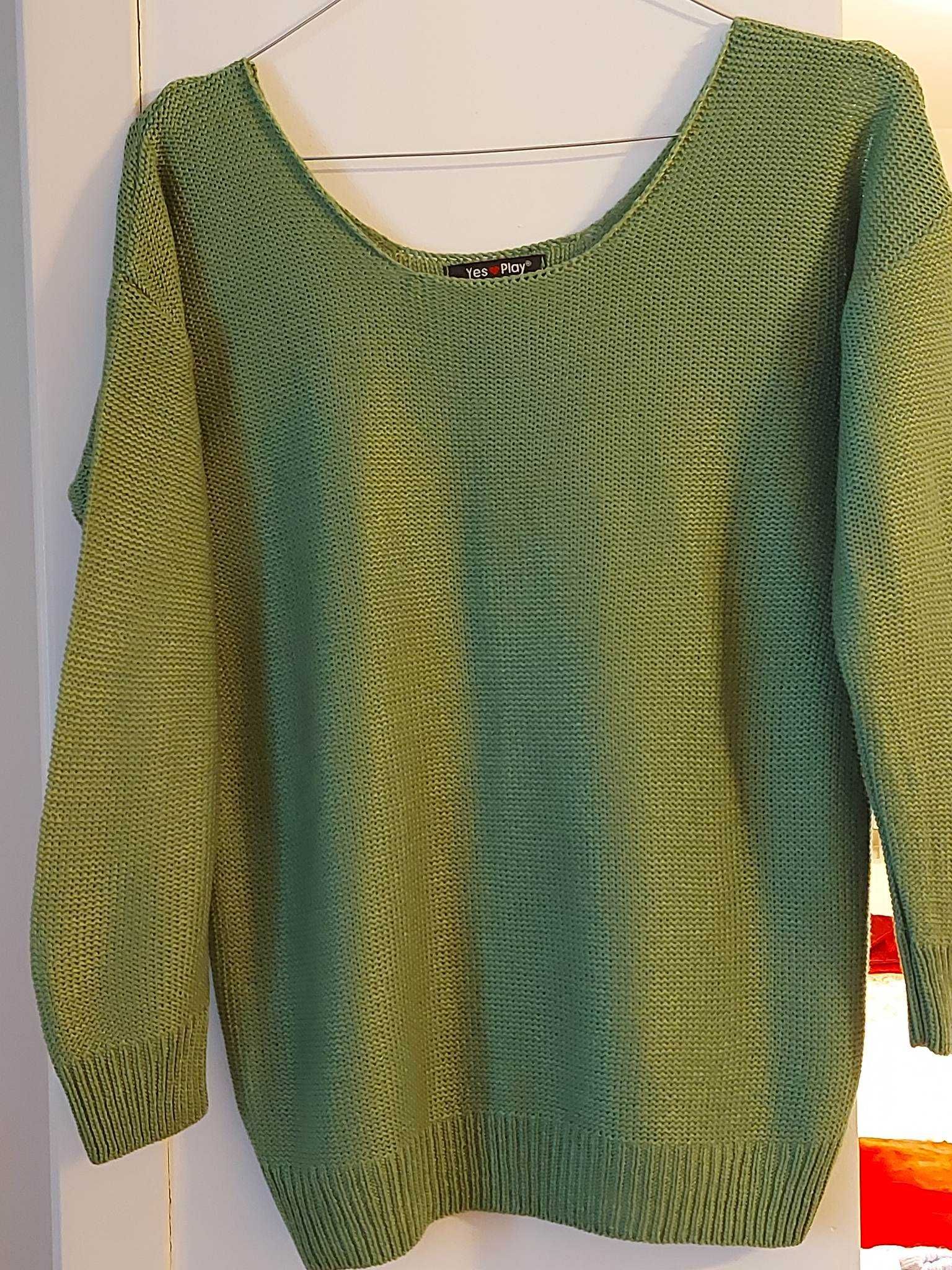 Bluză verde,tricotata,one size,