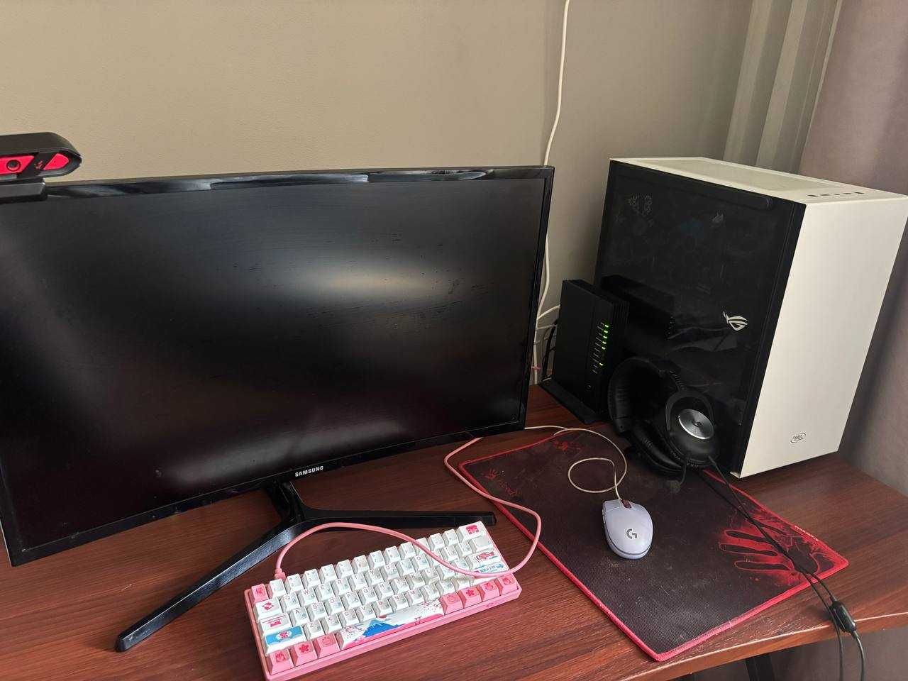 Компьютер Intel Core i5-6500/ GTX 1050 Ti + монитор и наушники
