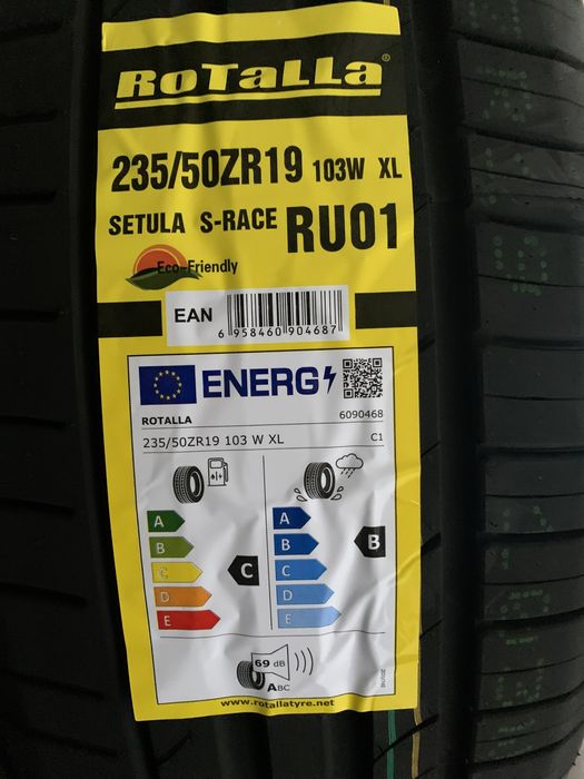 Летен спорт пакет ROTALLA 235/50R19 103Y XL 255/45R19 104Y XL НОВ DOT