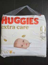 Scutece Huggies Extra Care 1, Mega, 2-5 kg, 84 bucati