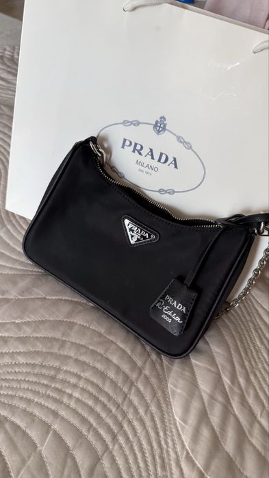 Сумка черная текстиль