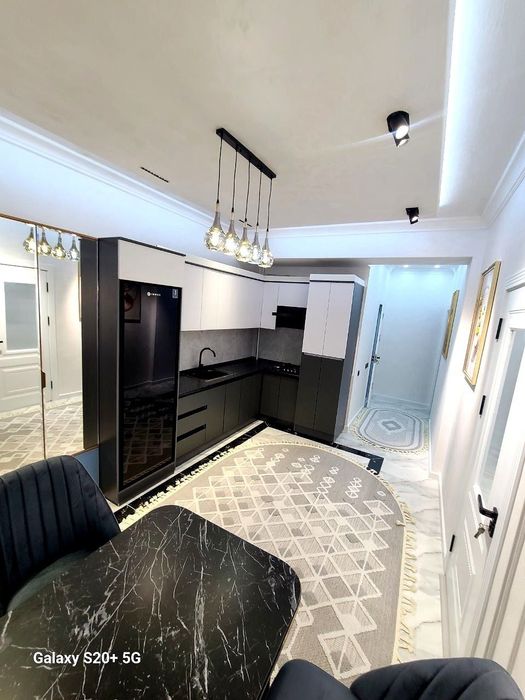 2х комнатная квартира на 1 этаже в Новостройке Рудакий