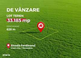 Teren intravilan, Com.1 Decembrie, Cartier Green City, deschidere DN5