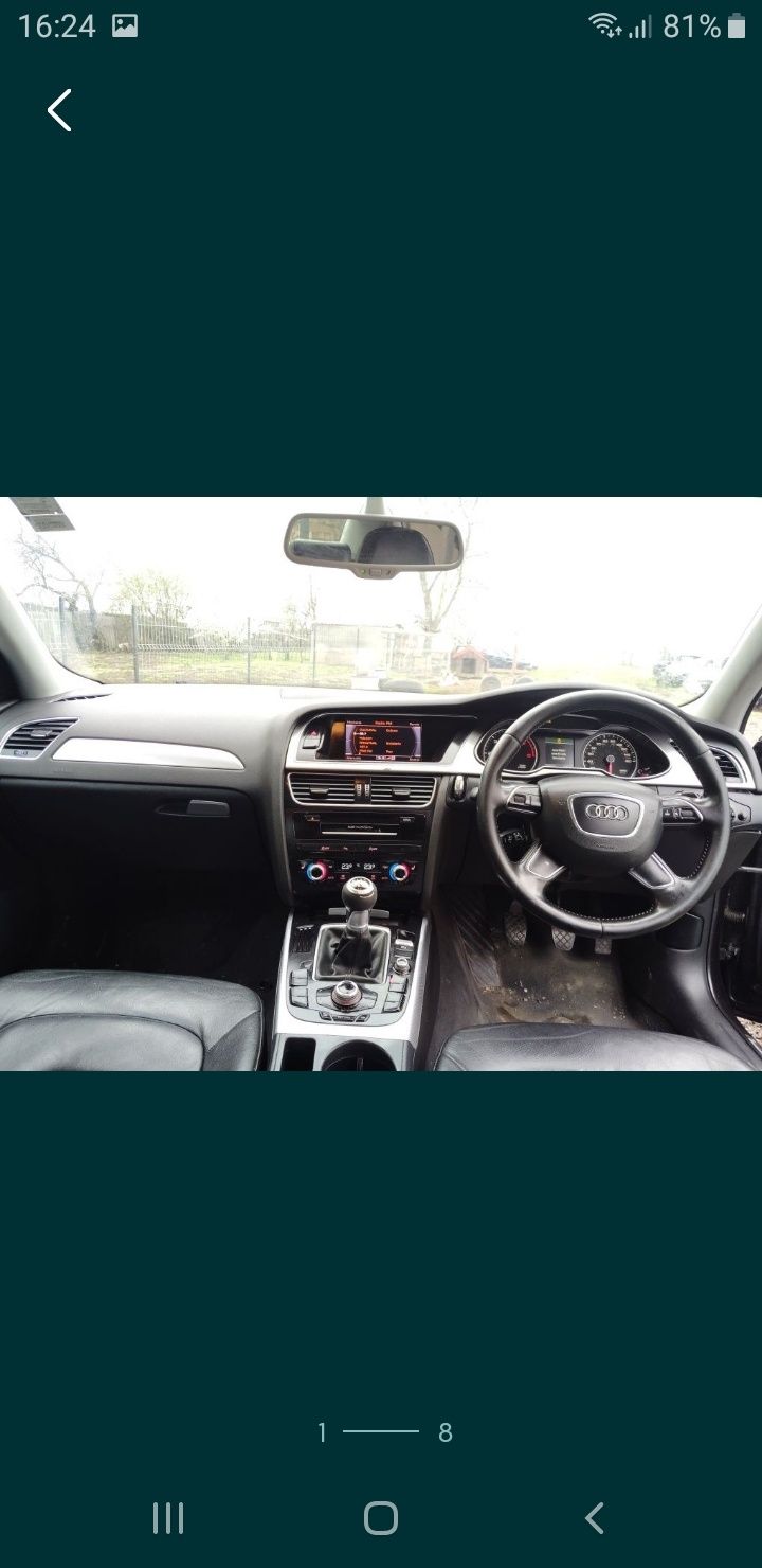 Față completa bot audi a4 b8.5 facelift 2012